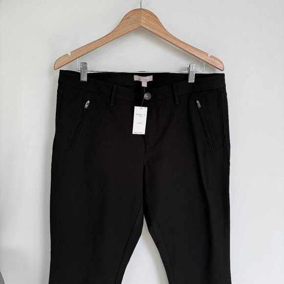 Banana Repbuclic Sloan Fit Zip Ankle Pant Balck - Picture 8 of 11